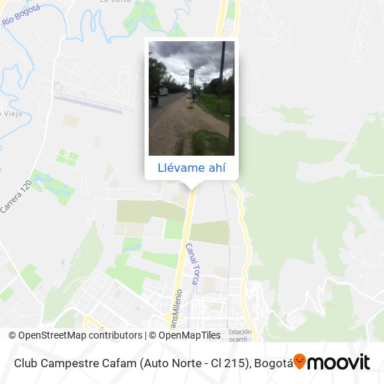 Mapa de Club Campestre Cafam (Auto Norte - Cl 215)