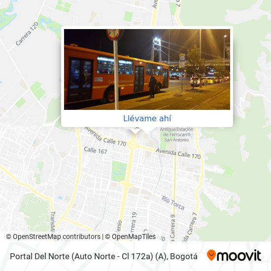 Mapa de Portal Del Norte (Auto Norte - Cl 172a) (A)