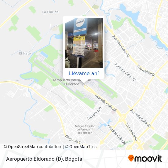 Mapa de Aeropuerto Eldorado (D)
