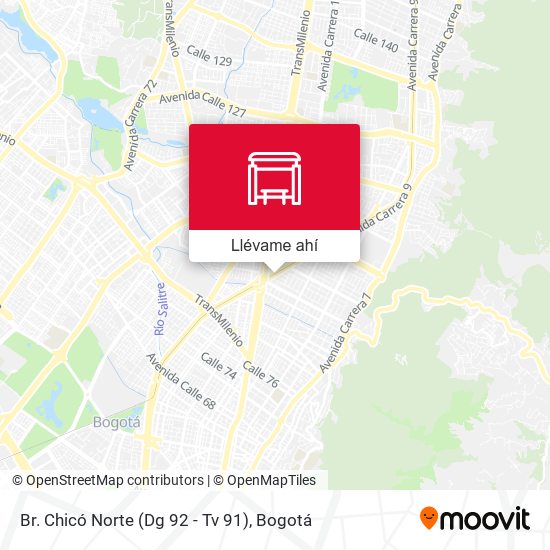 Mapa de Br. Chicó Norte (Dg 92 - Tv 91)