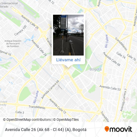 Mapa de Avenida Calle 26 (Ak 68 - Cl 44) (A)
