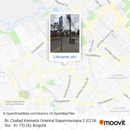 Mapa de Br. Ciudad Kennedy Oriental Supermanzana 2 (Cl 26 Sur - Kr 73) (A)