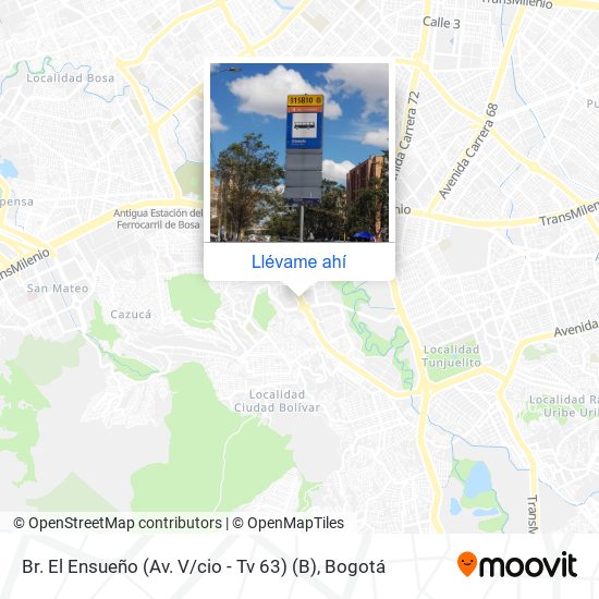 Mapa de Br. El Ensueño (Av. V / cio - Tv 63) (B)