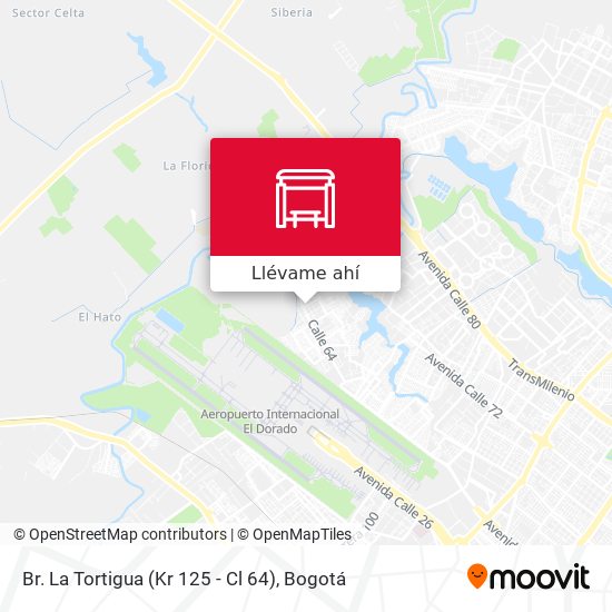 Mapa de Br. La Tortigua (Kr 125 - Cl 64)