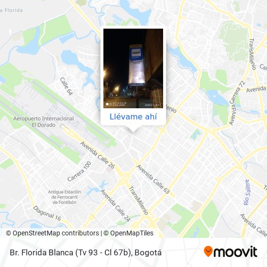 Mapa de Br. Florida Blanca (Tv 93 - Cl 67b)