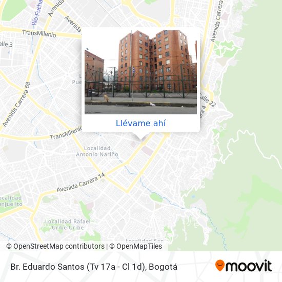 Mapa de Br. Eduardo Santos (Tv 17a - Cl 1d)