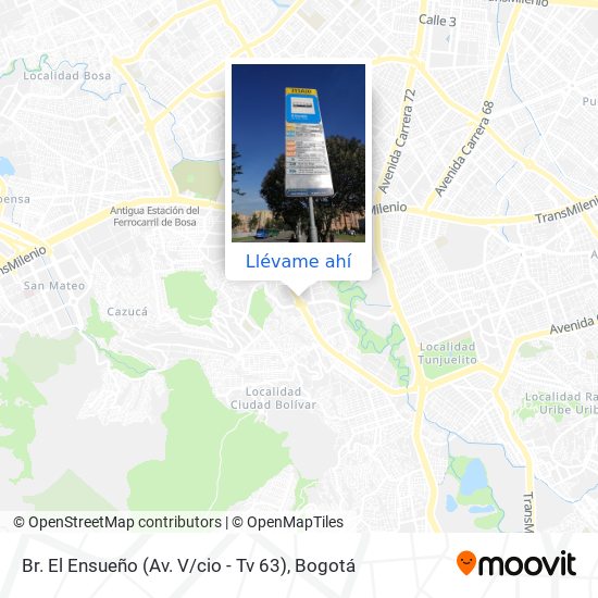 Mapa de Br. El Ensueño (Av. V / cio - Tv 63)