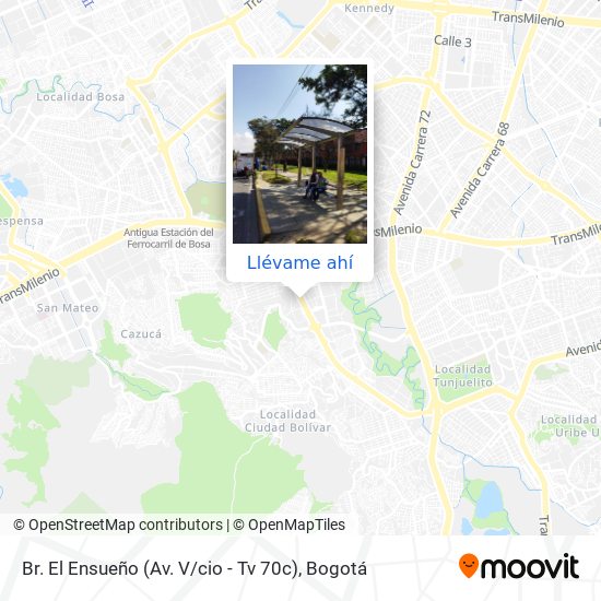 Mapa de Br. El Ensueño (Av. V / cio - Tv 70c)