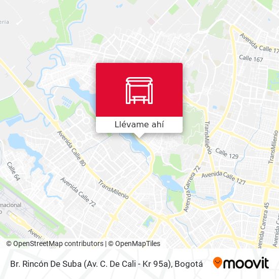 Mapa de Br. Rincón De Suba (Av. C. De Cali - Kr 95a)