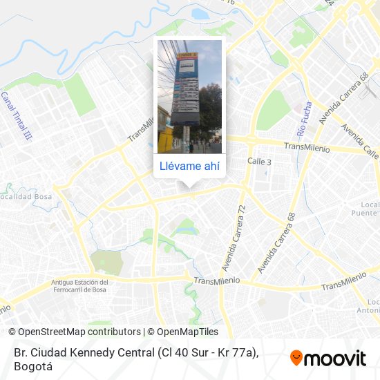 Mapa de Br. Ciudad Kennedy Central (Cl 40 Sur - Kr 77a)