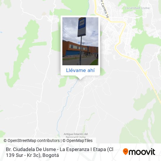 Mapa de Br. Ciudadela De Usme - La Esperanza I Etapa (Cl 139 Sur - Kr 3c)