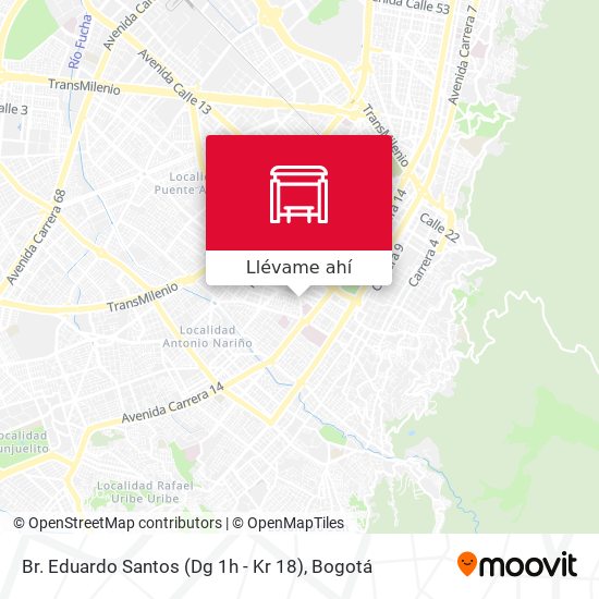 Mapa de Br. Eduardo Santos (Dg 1h - Kr 18)