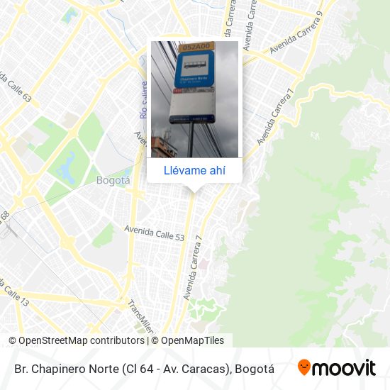 Mapa de Br. Chapinero Norte (Cl 64 - Av. Caracas)