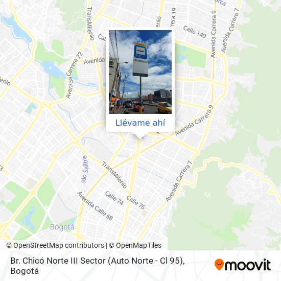 Mapa de Br. Chicó Norte III Sector (Auto Norte - Cl 95)