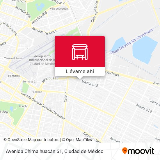 Mapa de Avenida Chimalhuacán 61