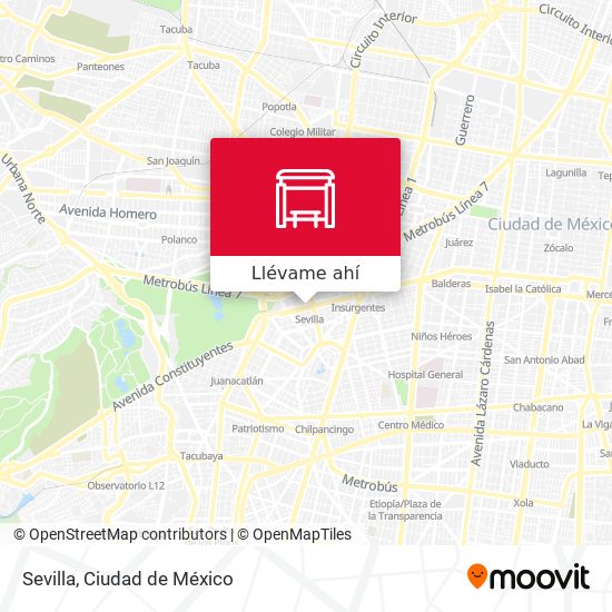 Mapa de Sevilla