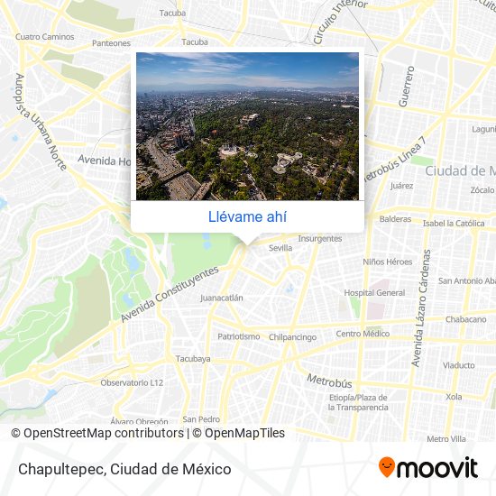 Cómo llegar a Chapultepec en Azcapotzalco en Autobús o Metro?