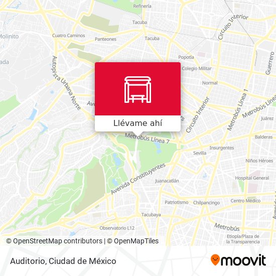 Cómo llegar a Auditorio en Naucalpan De Juárez en Autobús o Metro?