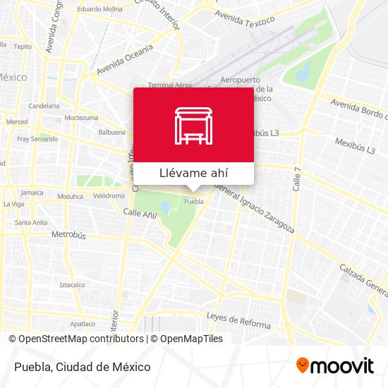 Mapa de Puebla