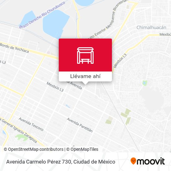 Mapa de Avenida Carmelo Pérez 730