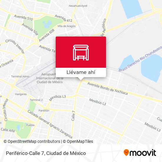 Mapa de Periférico-Calle 7