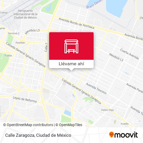 Mapa de Calle Zaragoza