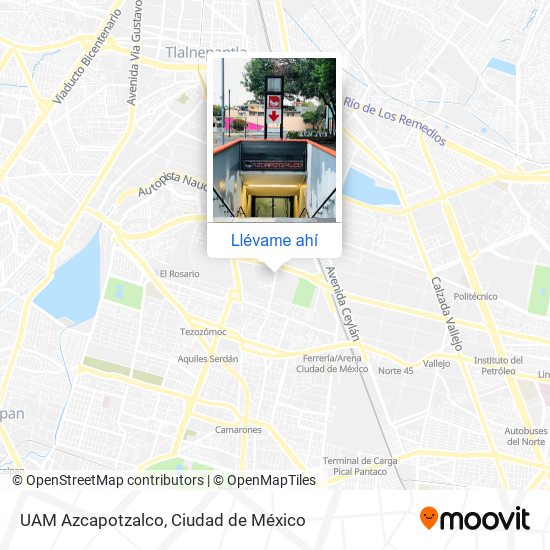 Cómo llegar a UAM Azcapotzalco en Tultitlán en Autobús, Metro o Tren?