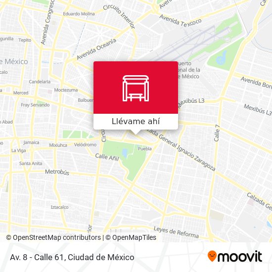 Mapa de Av. 8 - Calle 61