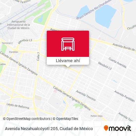 Mapa de Avenida Nezahualcóyotl 205