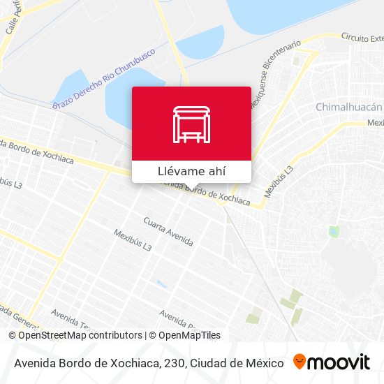 Mapa de Avenida Bordo de Xochiaca, 230