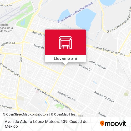 Mapa de Avenida Adolfo López Mateos, 439