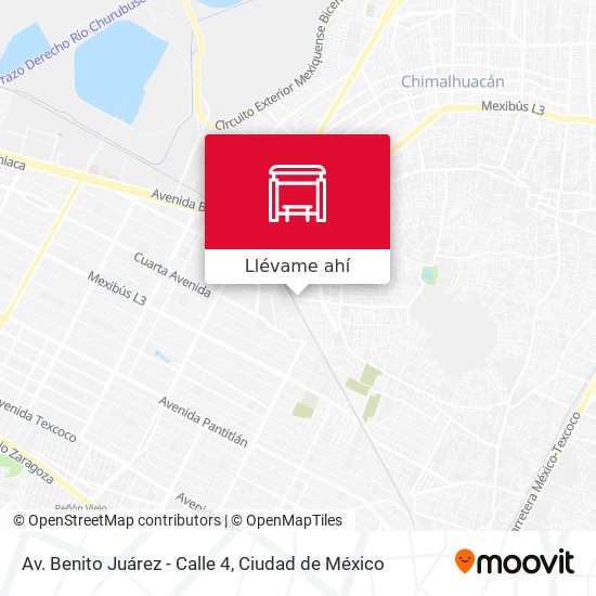 Mapa de Av. Benito Juárez - Calle 4