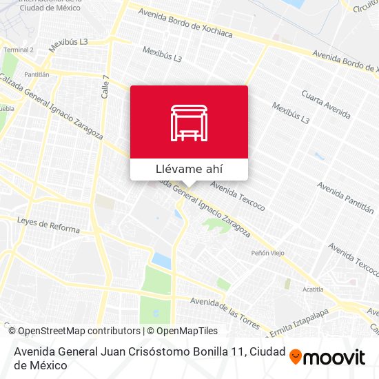 Mapa de Avenida General Juan Crisóstomo Bonilla 11