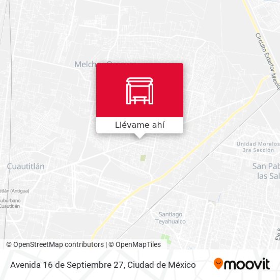 Mapa de Avenida 16 de Septiembre 27