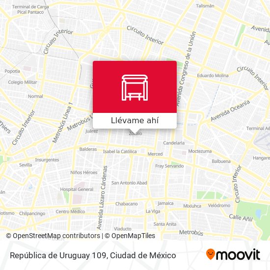 Mapa de República de Uruguay 109