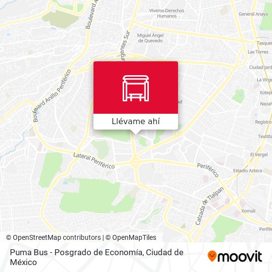 Mapa de Puma Bus - Posgrado de Economía