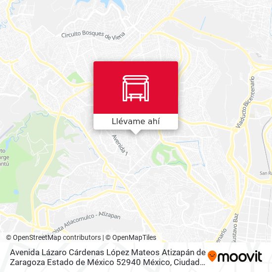 Cómo llegar a Avenida Lázaro Cárdenas López Mateos Atizapán de Zaragoza  Estado de México 52940 México en Nicolás Romero en Autobús?