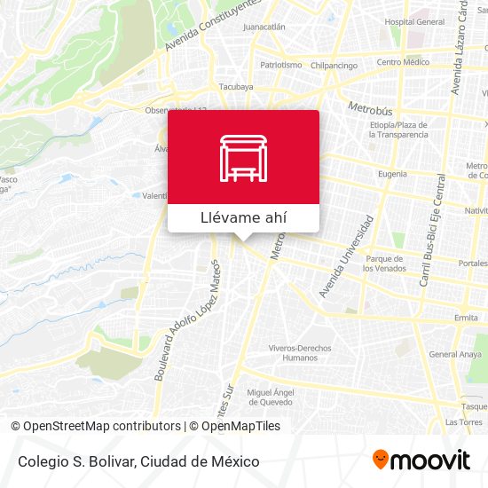 Mapa de Colegio S. Bolivar