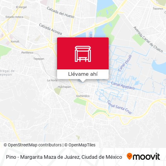 Mapa de Pino - Margarita Maza de Juárez