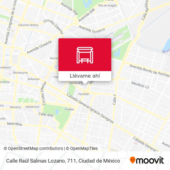 Mapa de Calle Raúl Salinas Lozano, 711