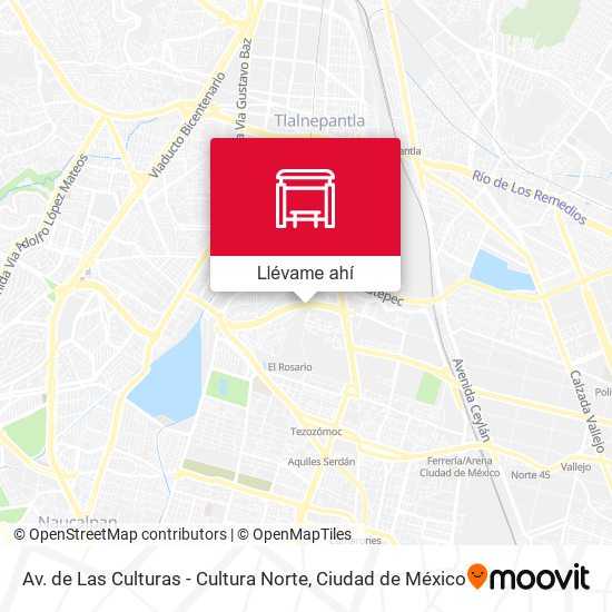 Mapa de Av. de Las Culturas - Cultura Norte