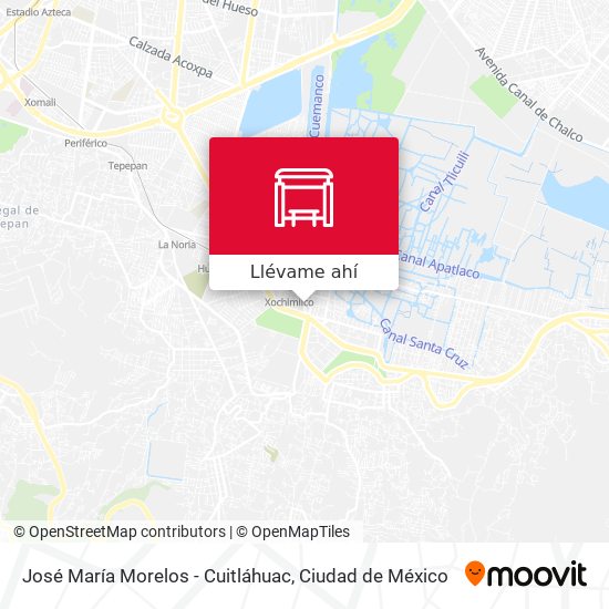 Mapa de José María Morelos - Cuitláhuac