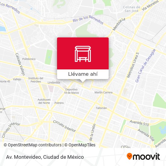 Mapa de Av. Montevideo