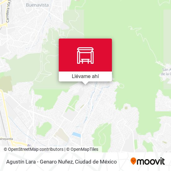 Mapa de Agustín Lara - Genaro Nuñez