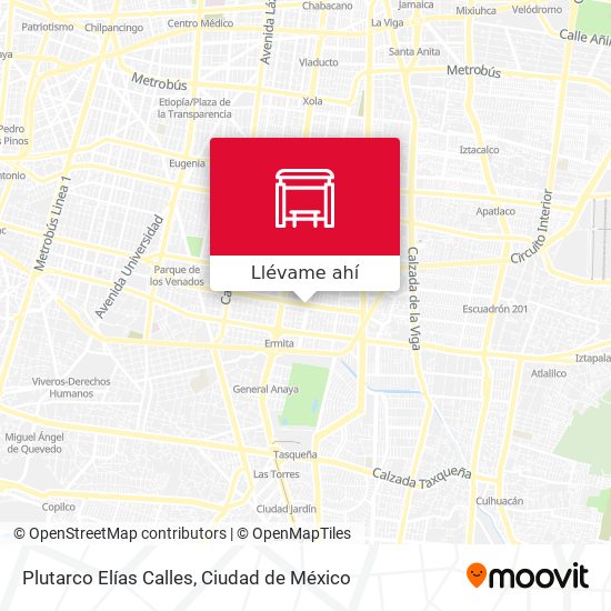 Cómo llegar a Plutarco Elías Calles en Benito Juárez en Autobús o Metro?