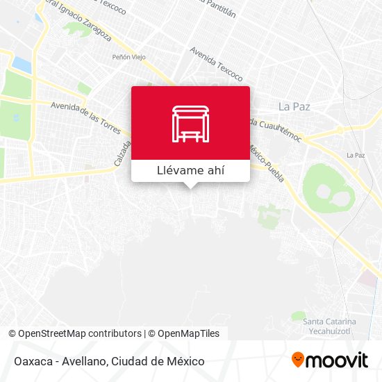 Mapa de Oaxaca - Avellano