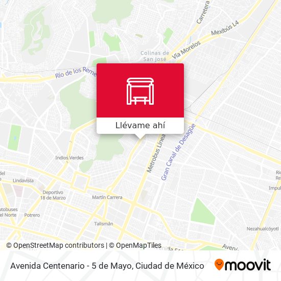 Mapa de Avenida Centenario - 5 de Mayo