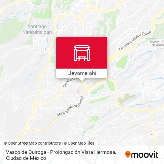 Mapa de Vasco de Quiroga - Prolongación Vista Hermosa