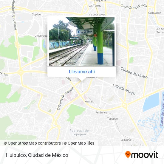 Cómo llegar a Huipulco en Alvaro Obregón en Autobús o Tren?
