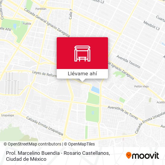 Mapa de Prol. Marcelino Buendía - Rosario Castellanos